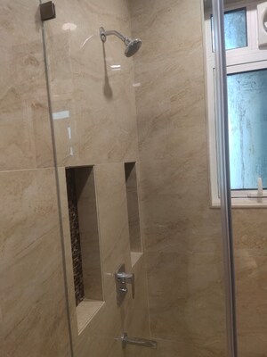 Bathroom in 3 BHK Apartment at Enpar Lotus 101 Worli Residences, Lower Parel – for Rent
