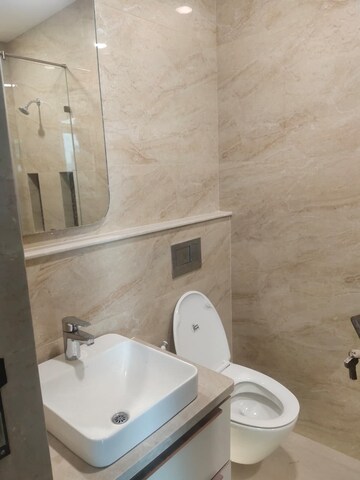 Bathroom in 3 BHK Apartment at Enpar Lotus 101 Worli Residences, Lower Parel – for Rent