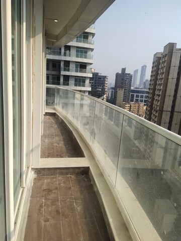 Balcony in 3 BHK Apartment at Enpar Lotus 101 Worli Residences, Lower Parel – for Rent