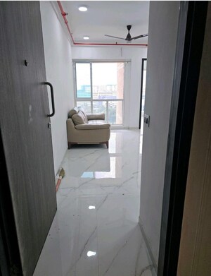 Living Room in 1 BHK Apartment at Nahar Amaryllis Towers and Plaza, Chandivali – for Rent
