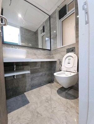 Bathroom in 1 BHK Apartment at Nahar Amaryllis Towers and Plaza, Chandivali – for Rent