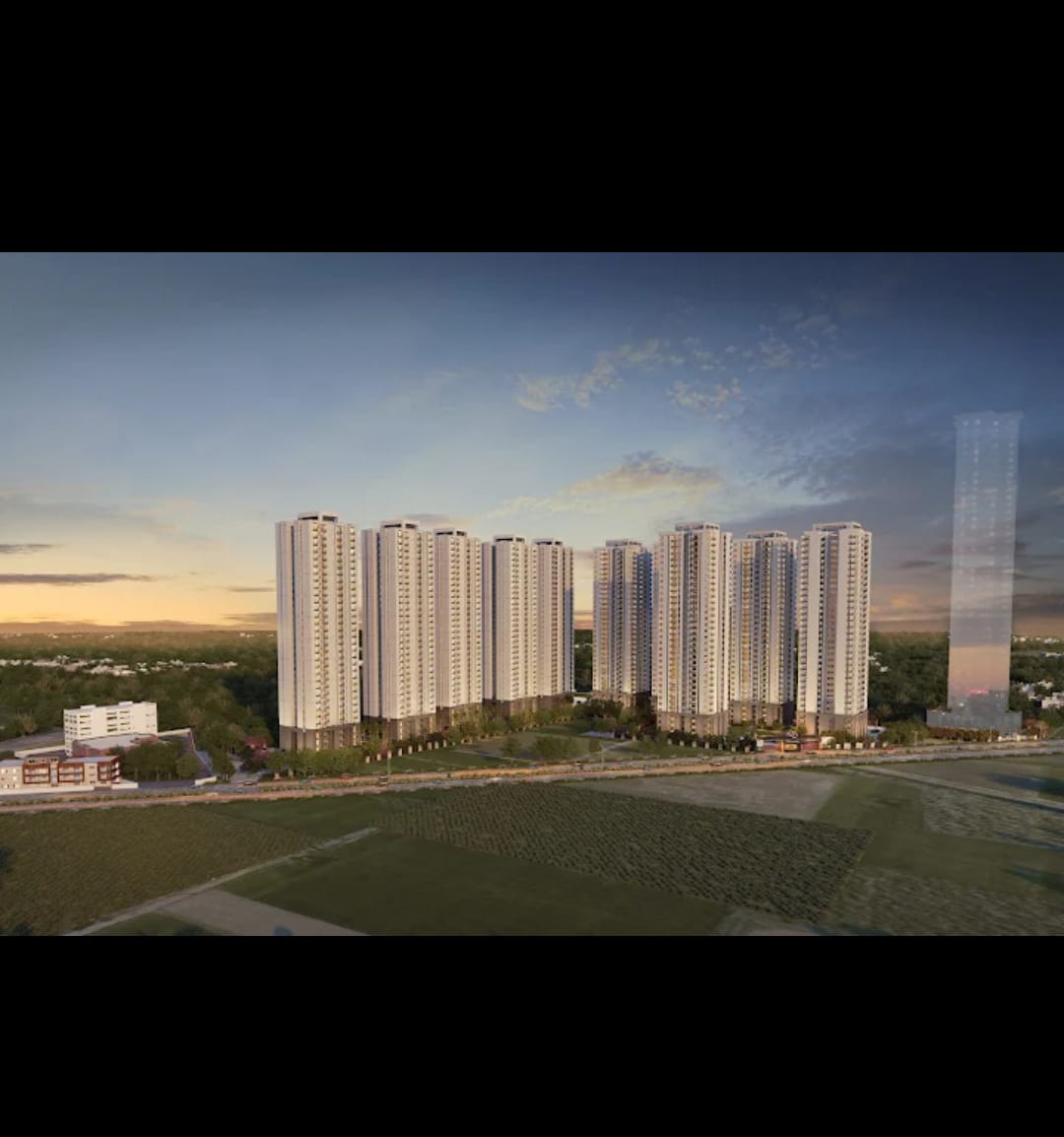 3 BHK + Study Room 1850 Sq.Ft. Apartment in SS Cendana