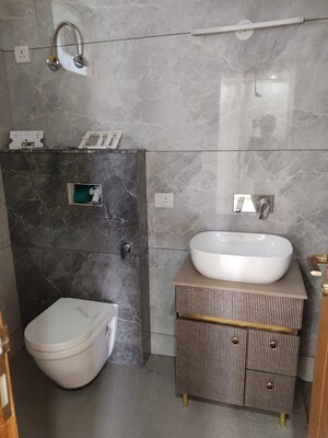 Bathroom in 3 BHK Builder Floor at Parklands, Sector 85 – for Sale