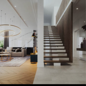 Staircase in 3.5 BHK Villa at Chandapura – for Sale