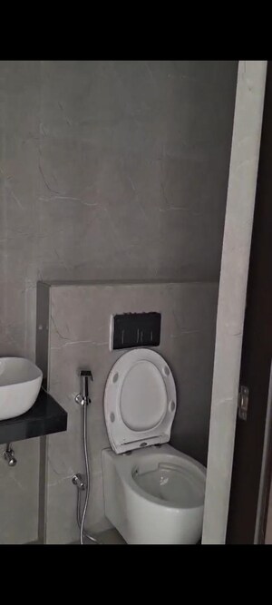 Bathroom in 1 BHK Apartment at Raymond Ten X Habitat, Pokhran Road No Two – for Rent