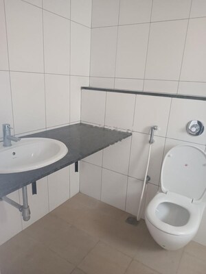 Bathroom in 2 BHK Apartment at Godrej Aqua, International Airport Road – for Rent