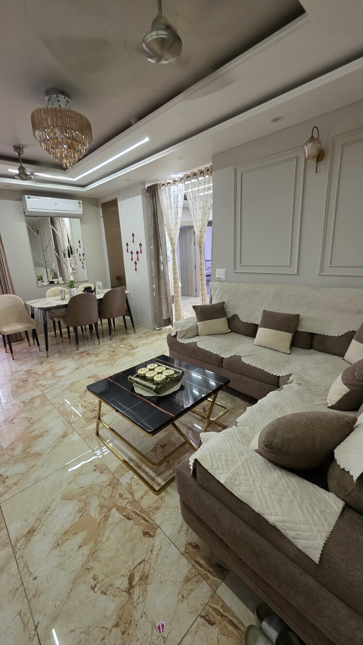 Living Room, land-craft-golf-links-apartment-phase-2 3 Bedroom 2000 Sq.Ft. Apartment In Pandav Nagar Ghaziabad 9283579