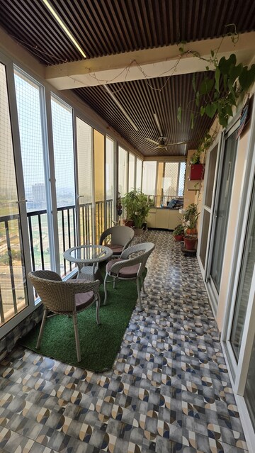 Balcony in 3 BHK Apartment at Land Craft Golf Links Apartment Phase 2, Pandav Nagar – for Sale