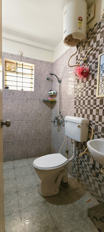 Bathroom in 3 BHK Apartment at DS Max Sigma Nest, Electronic City Phase I – for Rent