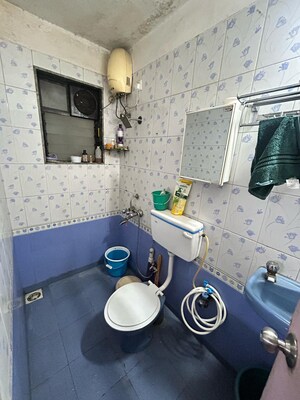 Attached Bathroom in 1 BHK Apartment at Nirman Shilpa Apartment, Vashi Sector 12 – for Sale