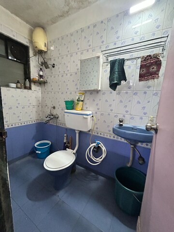 Attached Bathroom in 1 BHK Apartment at Nirman Shilpa Apartment, Vashi Sector 12 – for Sale