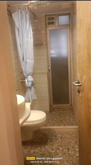 Bathroom in 1 BHK Apartment at Link Garden, Andheri West – for Sale