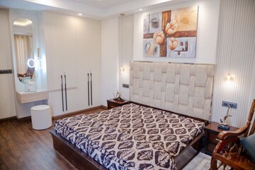 Bedroom in 3 BHK Apartment at Kumar Hill View Residency, Kothrud – for Sale