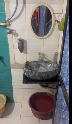 Bathroom in 1 BHK Apartment at Aditya Prasad CHS, Mira Road – for Sale