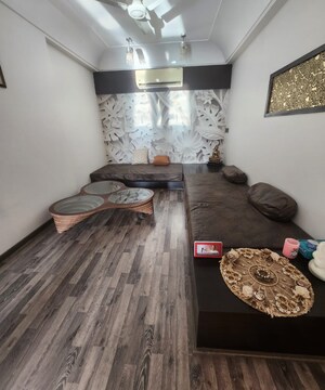 Kitchen in 3 BHK Apartment at Hiranandani Meadows, Manpada – for Rent