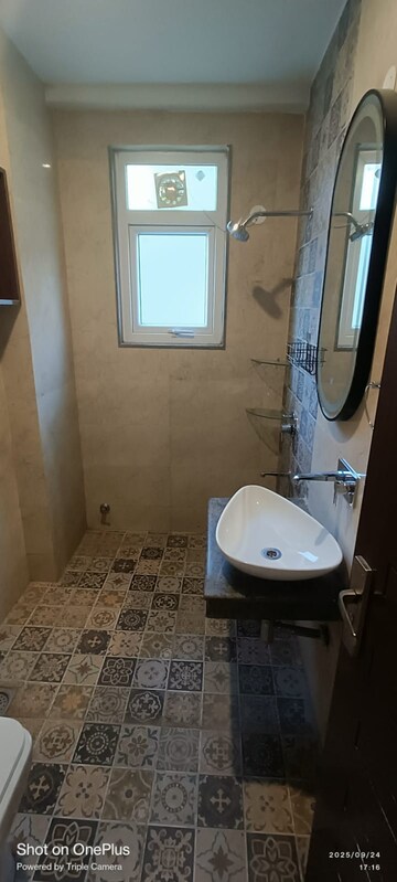 Bathroom in 2 BHK Builder Floor at Gail CGHS, Sector 56 – for Rent