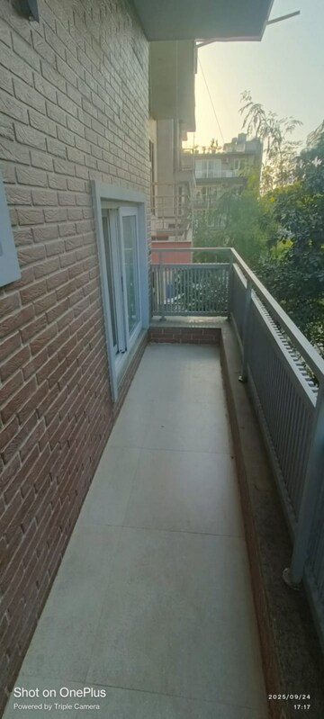 Balcony in 2 BHK Builder Floor at Gail CGHS, Sector 56 – for Rent