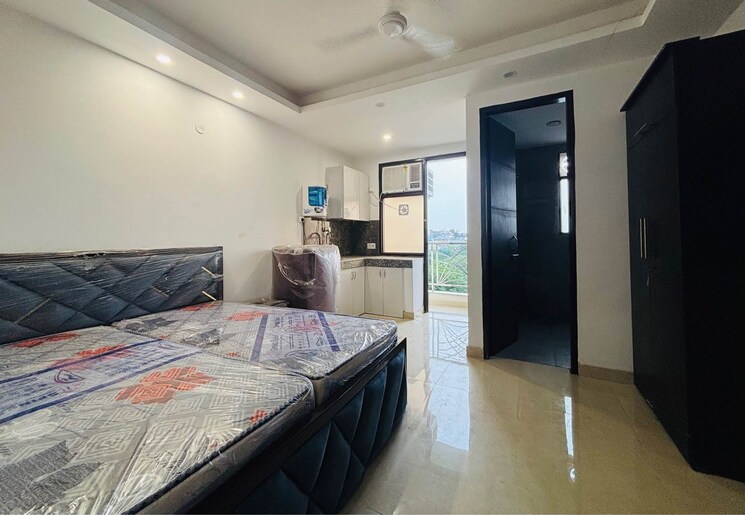 Bedroom, saket 1 RK 450 Sq.Ft. Builder Floor In Saket Delhi 9283902