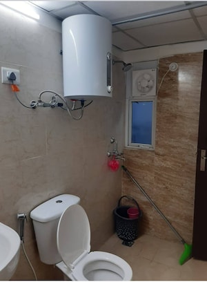 Bathroom in 2 BHK Apartment at Amrapali Terrace Homes, Tech Zone 4 Greater Noida – for Rent