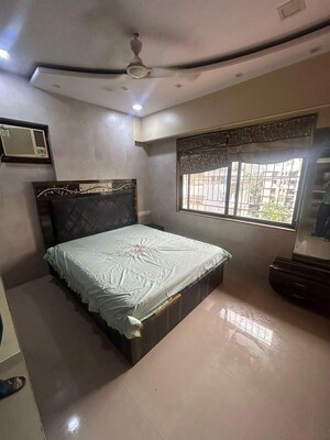Bedroom in 3 BHK Apartment at Raja Shri Sapta Ratna Chs, Sunder Nagar – for Rent