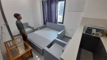 Team Area in 1 BHK Builder Floor at ROF Portico, Sushant Lok I – for Rent