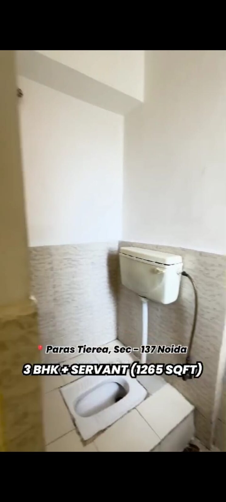Bathroom, paras-tierea 3 Bedroom 1265 Sq.Ft. Apartment In Sector 137 Noida 9283764