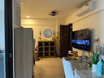 Living Room in 2 BHK Apartment at Rajesh Raj Infinia, Malad West – for Rent