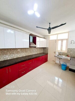 Kitchen in 4 BHK Builder Floor at Sushant Lok 2, Sector 57 – for Rent