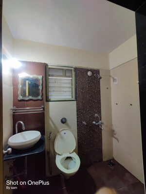 Bathroom in 1 BHK Apartment at VR Bhoomi Acres G Wing, Ghodbunder Road – for Rent