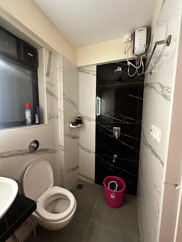 Bathroom in 2 BHK Apartment at Chandiwala Pearl Heaven, Andheri East – for Rent
