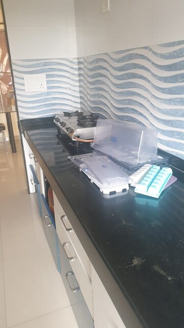 Kitchen in 2.5 BHK Apartment at Lok Raunak B CHS, Marol – for Rent