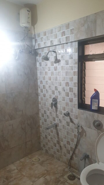 Bathroom in 2.5 BHK Apartment at Lok Raunak B CHS, Marol – for Rent