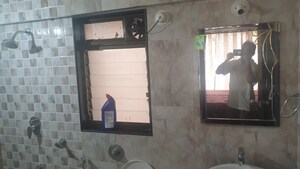 Bathroom in 2.5 BHK Apartment at Lok Raunak B CHS, Marol – for Rent