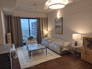 Living Room in 3 BHK Apartment at Krisumi Waterfall Residences, Sector 36a – for Rent