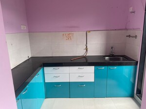 Kitchen in 2 BHK Apartment at Ashar Metro Towers, Vartak Nagar – for Rent