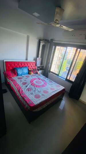 Bedroom in 3 BHK Apartment at Hirani Vishal Enclave, Dahisar East – for Sale