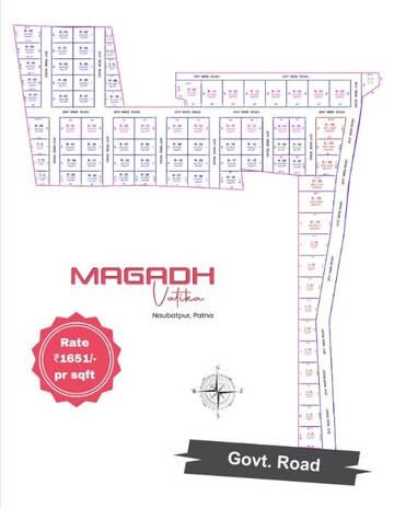  Plot – Map Location View at Naubatpur - for Sale