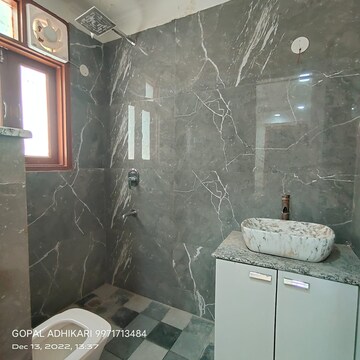 Bathroom in 3 BHK Builder Floor at Chattarpur – for Sale