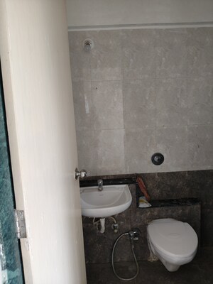 Bathroom in 1 BHK Apartment at Shroff Signature Heights, Wakad – for Rent