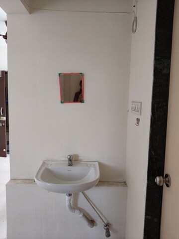 Bathroom in 1 BHK Apartment at Shroff Signature Heights, Wakad – for Rent