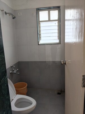 Bathroom in 1 BHK Apartment at Shroff Signature Heights, Wakad – for Rent