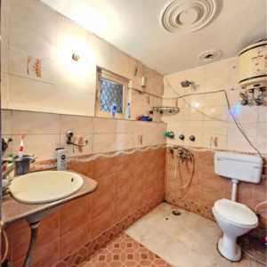 Bathroom in 2 BHK Apartment at Gaur Valerio, Ahinsa Khand 2 – for Rent