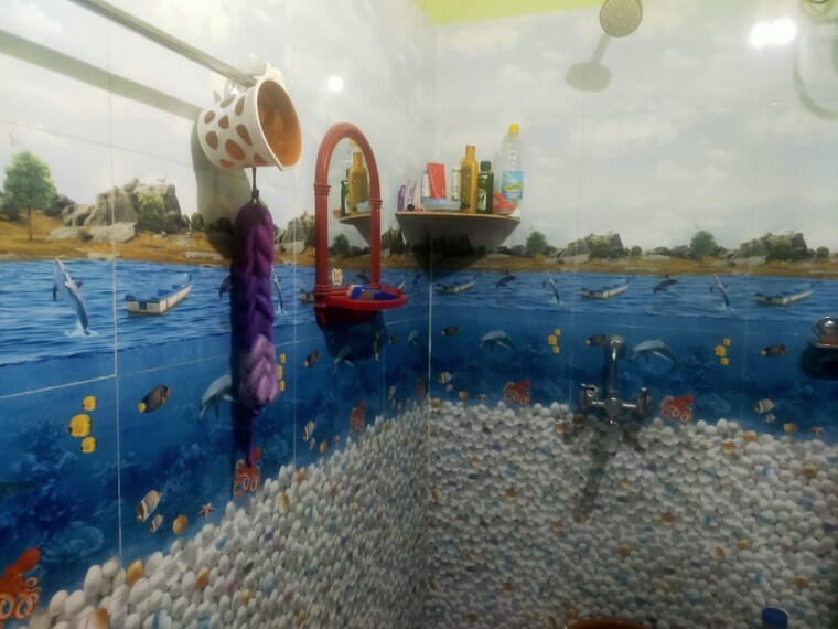 Bathroom, mowa 2 Bedroom 1100 Sq.Ft. Apartment In Mowa Raipur 9284433