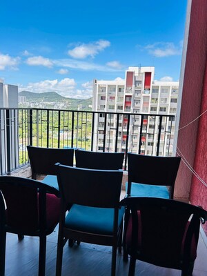 Balcony in 3 BHK Apartment at Godrej Elements, Hinjewadi – for Rent