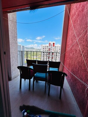 Balcony in 3 BHK Apartment at Godrej Elements, Hinjewadi – for Rent