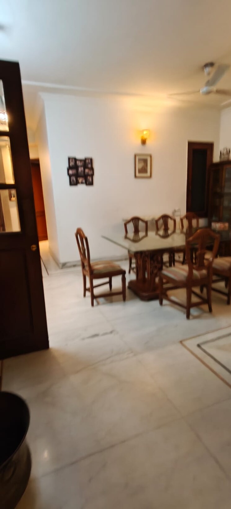 Dining area, greater kailash i 3 Bedroom 2700 Sq.Ft. Builder Floor In Greater Kailash I Delhi 9284473