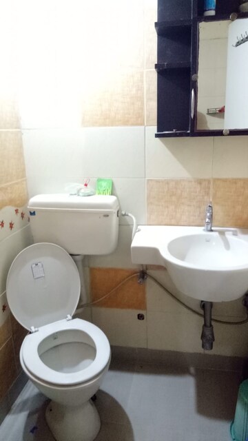Bathroom in 1 BHK Apartment at Aishwaryam Ventures, Pimpri Chinchwad Pcmc – for Rent