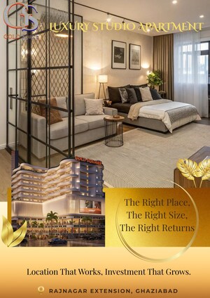 Living Room in  Office Space in IT/SEZ at Raj Nagar Extension – for Sale