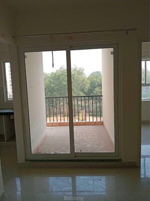 Balcony in 3 BHK Apartment at Manglam Aadhar, Gandhi Path – for Rent