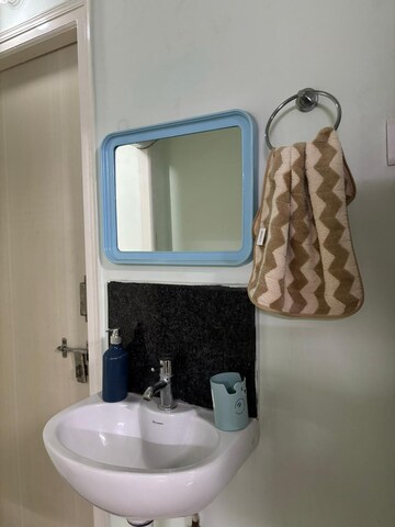 Bathroom in 2 BHK Apartment at CPR Park View, Madhapur – for Rent